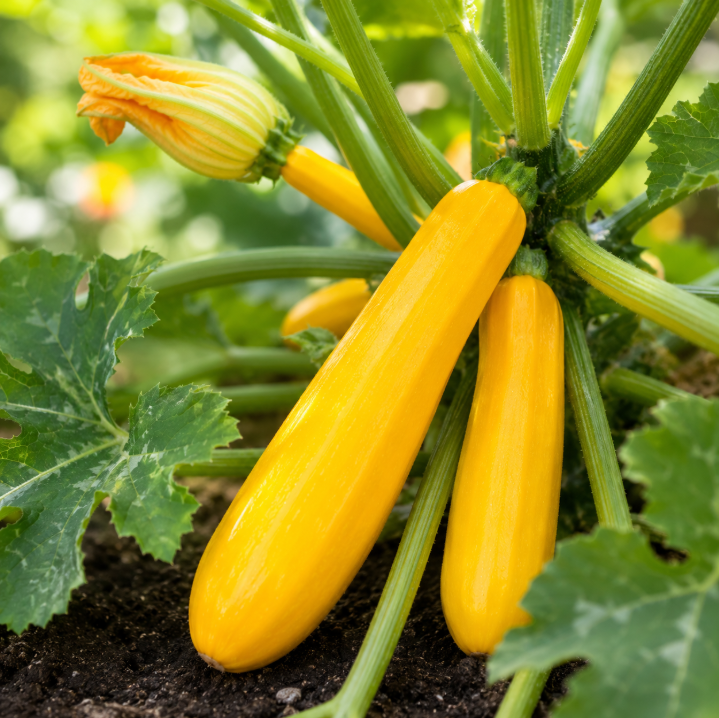 Golden Zucchini F1 Hybrid Seeds