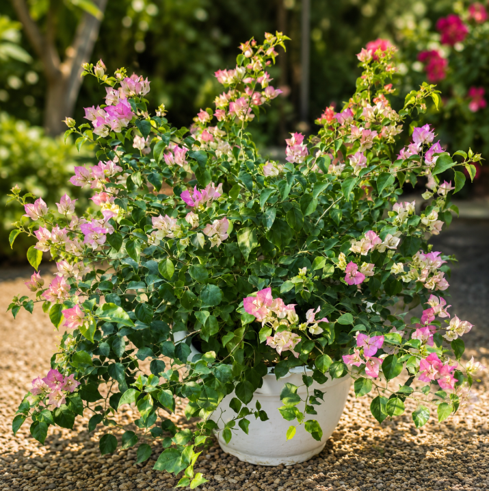 Bougainvillea White strawberry Bushy