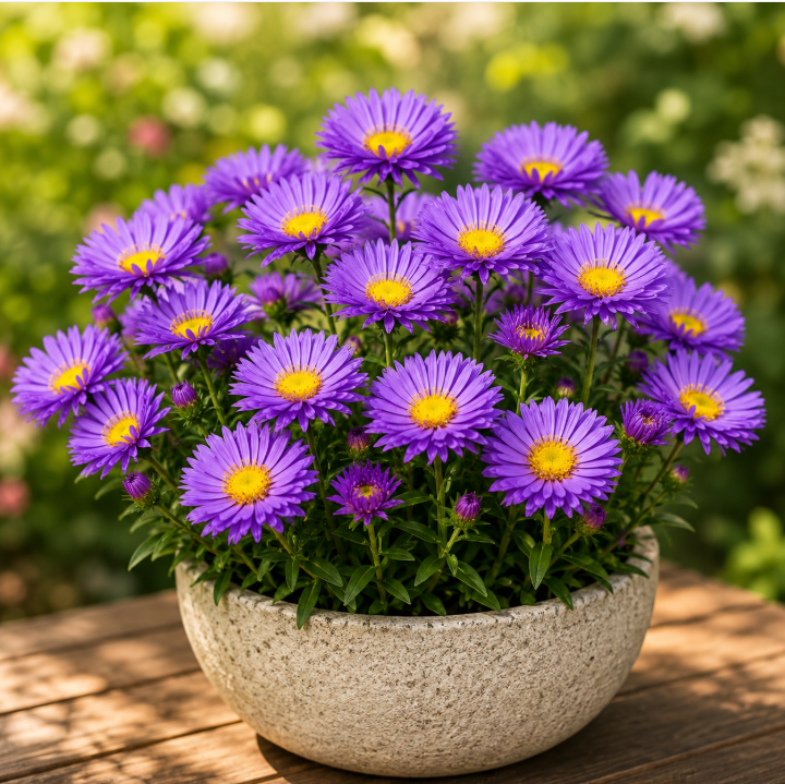 Aster Mixed color Seeds