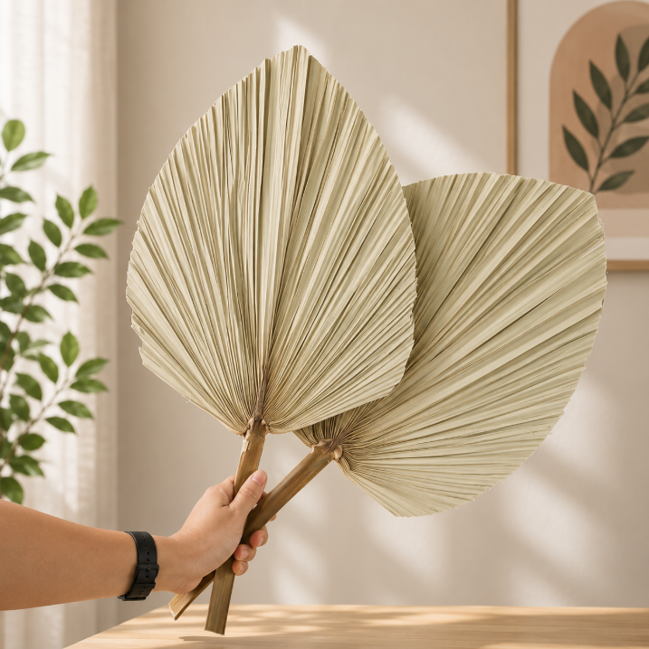 Natural Dried Palm Leaf Single Stem
