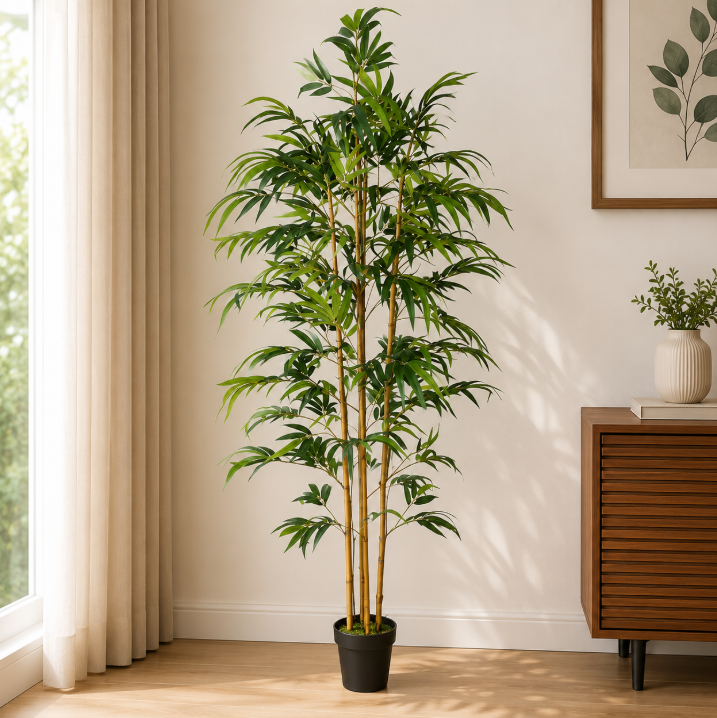 Faux Bamboo Plant 2m Tall
