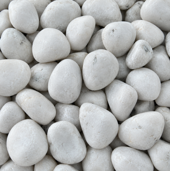 High Polished White Stone