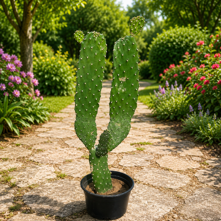 Opuntia Green Cactus