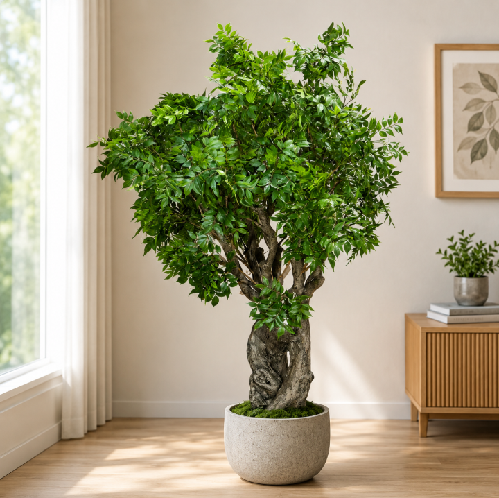 Lifelike Huge Artificial Ficus Tree