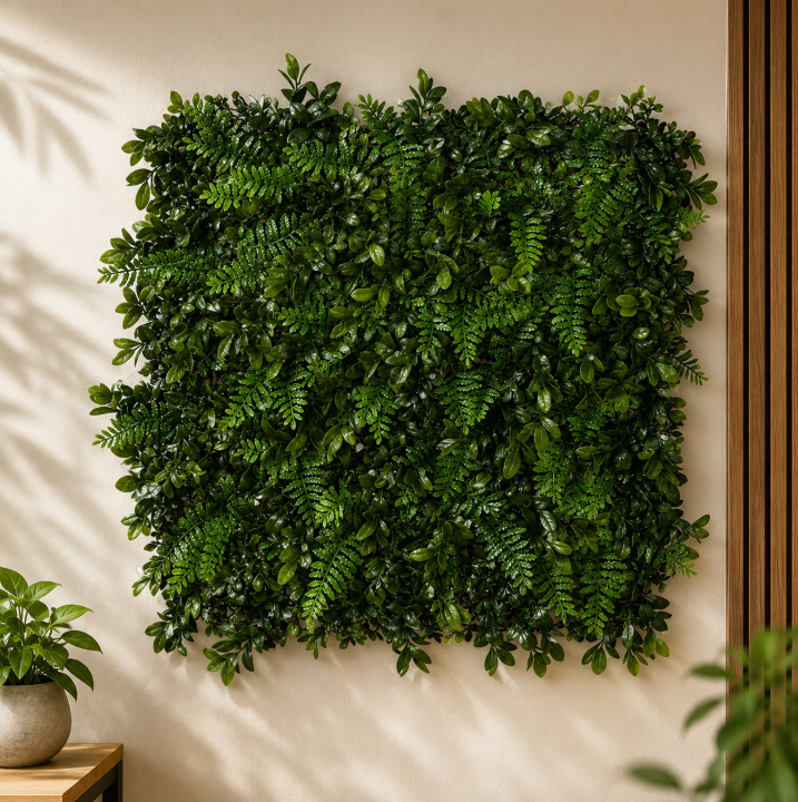 Artificial Fern Leaves Wall Panels
