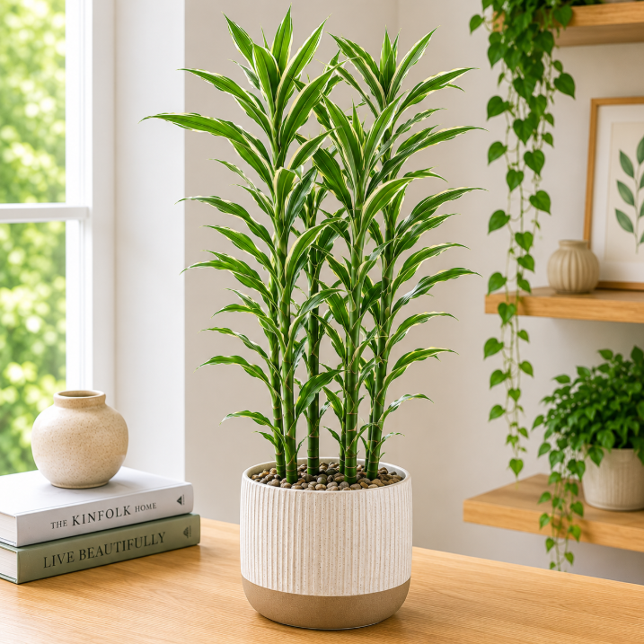 Dracaena sanderiana White Stripe