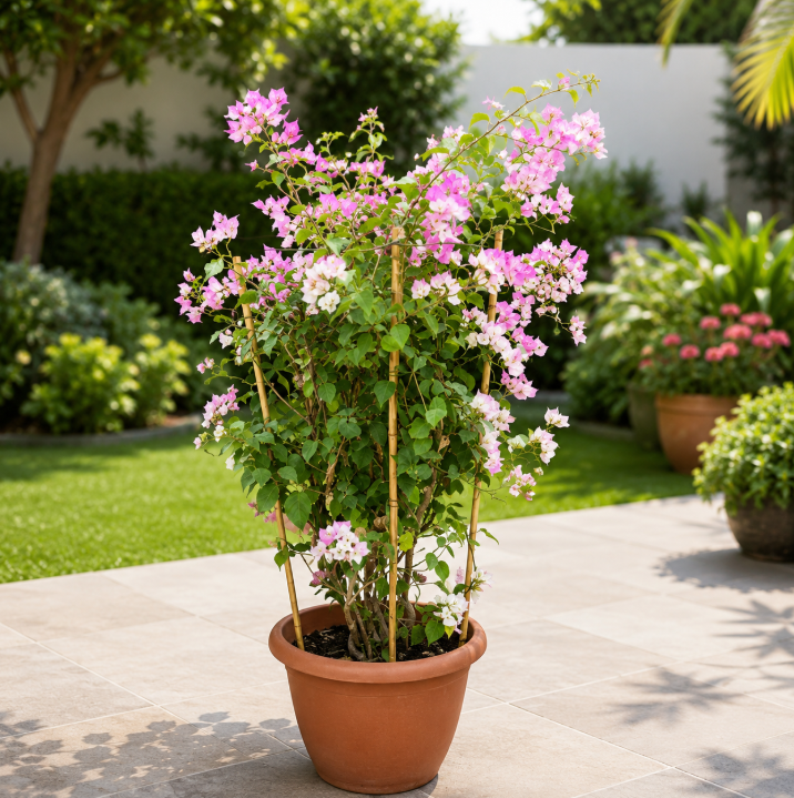 Bougainvillea White Strawberry Tall