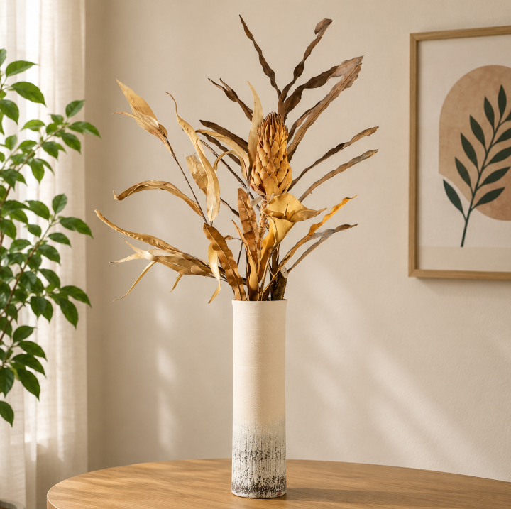 Artificial Dried Look Eucalyptus Leaves
